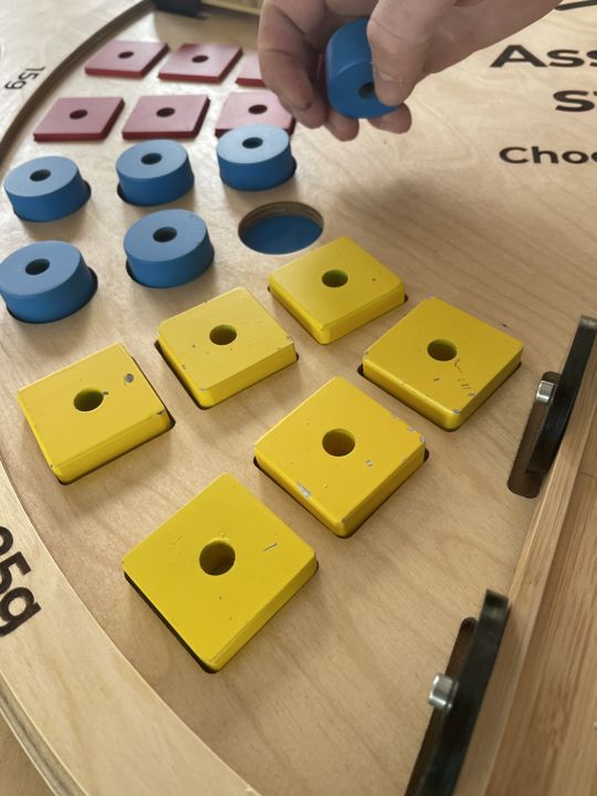 Interchangeable components used to build and modify a model car.