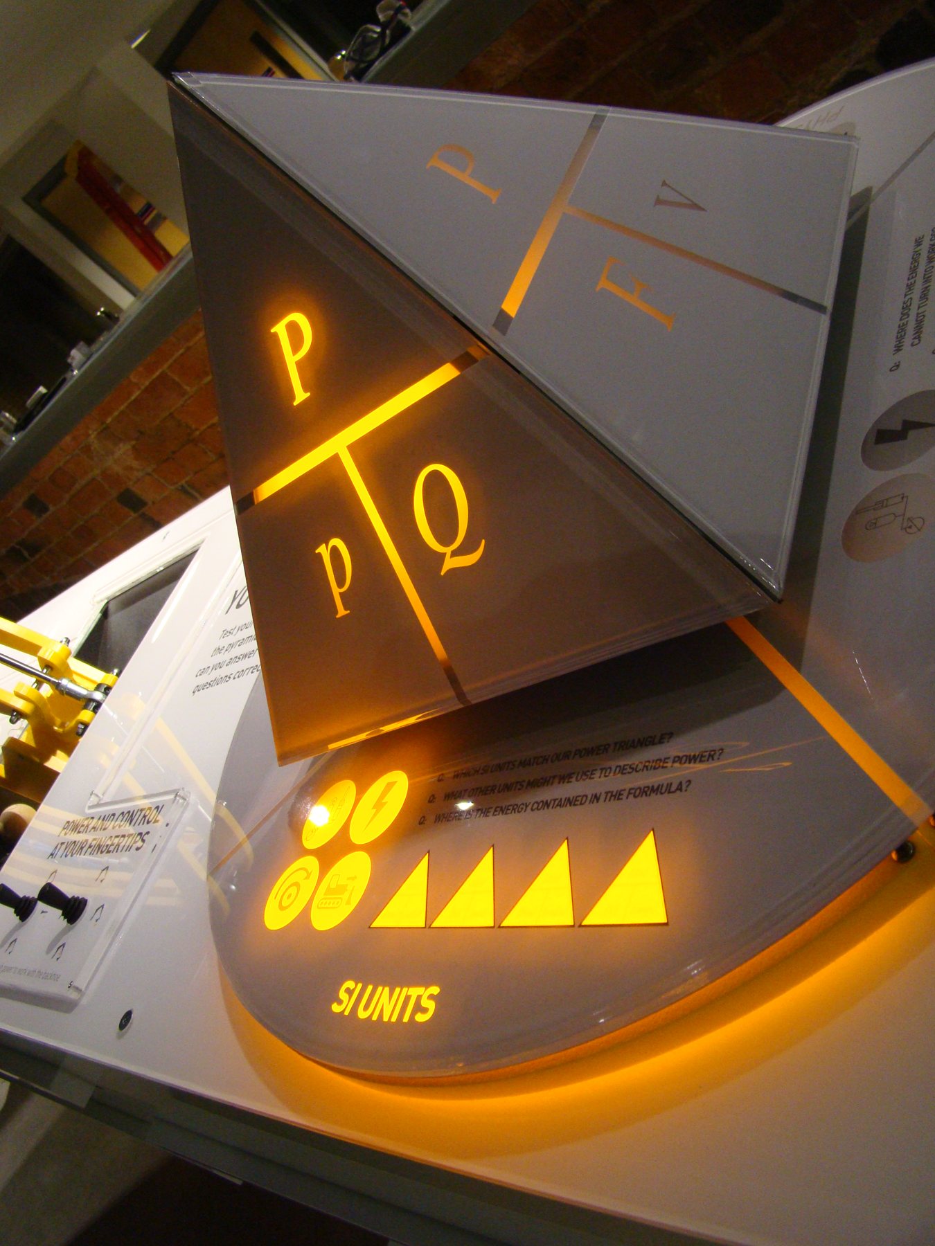 Engineering Equations: an illuminated equation on the triangular unit.
