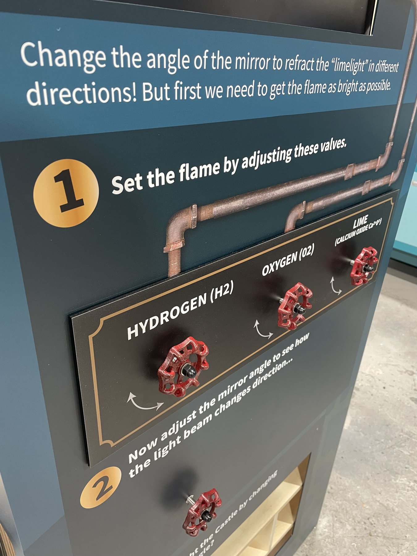 Gurney Limelight: traditional-style taps used as digital controls.