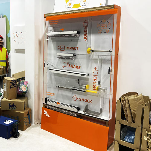 The finished packaging demonstration unit.