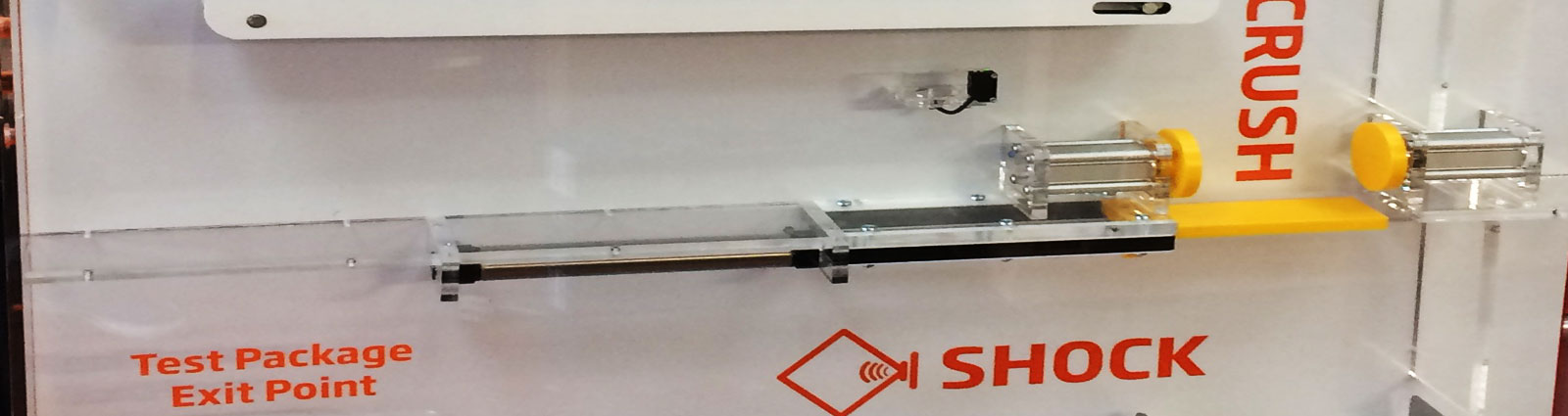 The finished packaging demonstration unit.