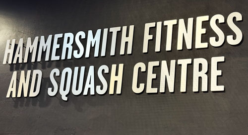 Metal 3D sign cut lettering