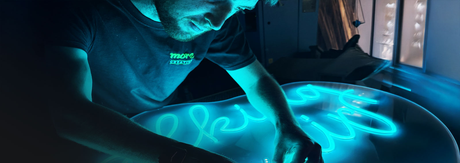 Creative bespoke illuminated sign making | More Creative 