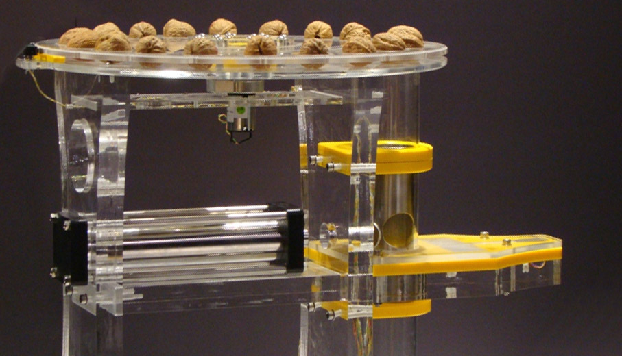 hydraulic nut cracker interactive - many ways to crack a nut