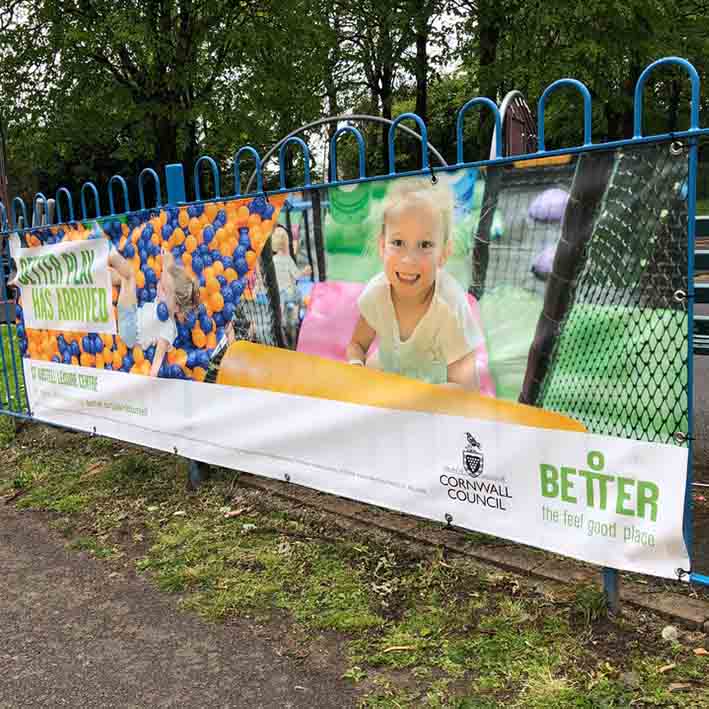 Better Leisure Fence Banner Printing