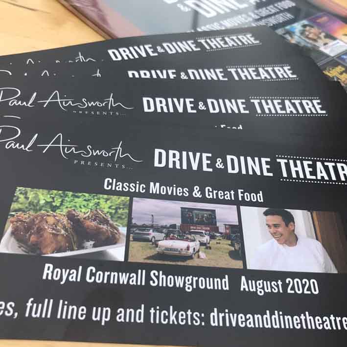 Drive & Dine Theartre Flyer printing