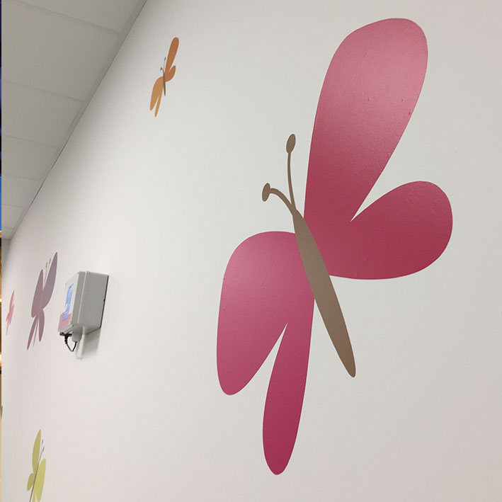 Custom printed wall graphics sign maker Cornwall