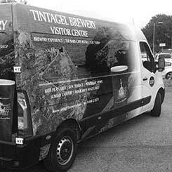 Van wrap for your partnerships Cornwall