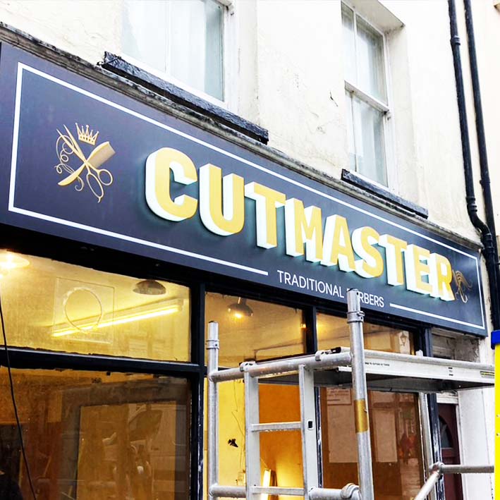 Hair Salon illuminated Lettering Sign