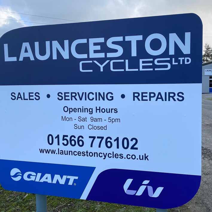 Launceston cycles sign makers in Launceston Cornwall