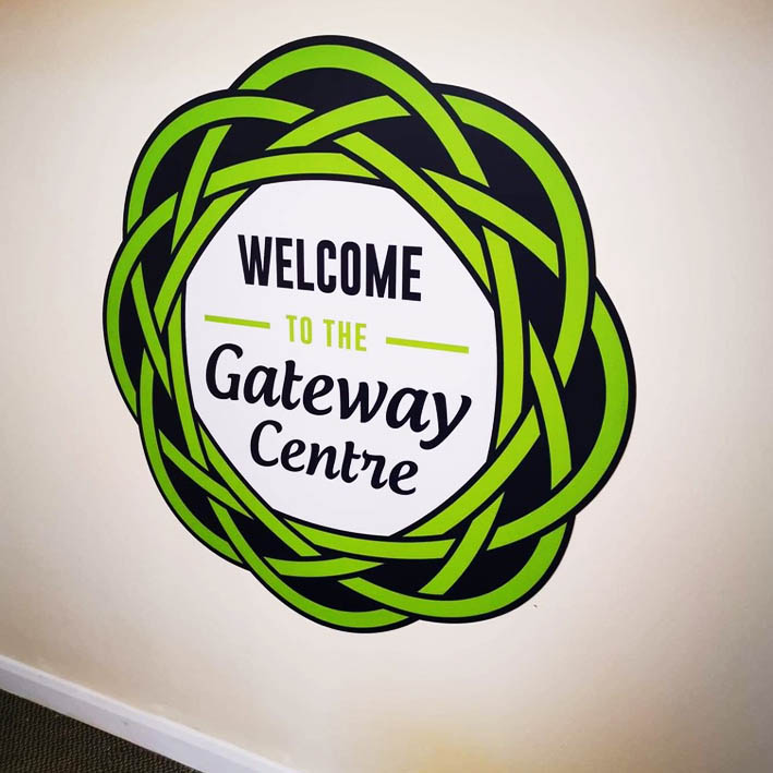 Launceston Gateway Centre signage in Launceston