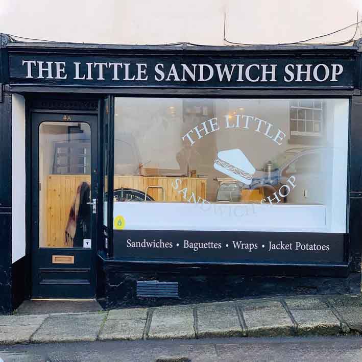 Little Sandwich Shop  signs and window graphics, Launceston