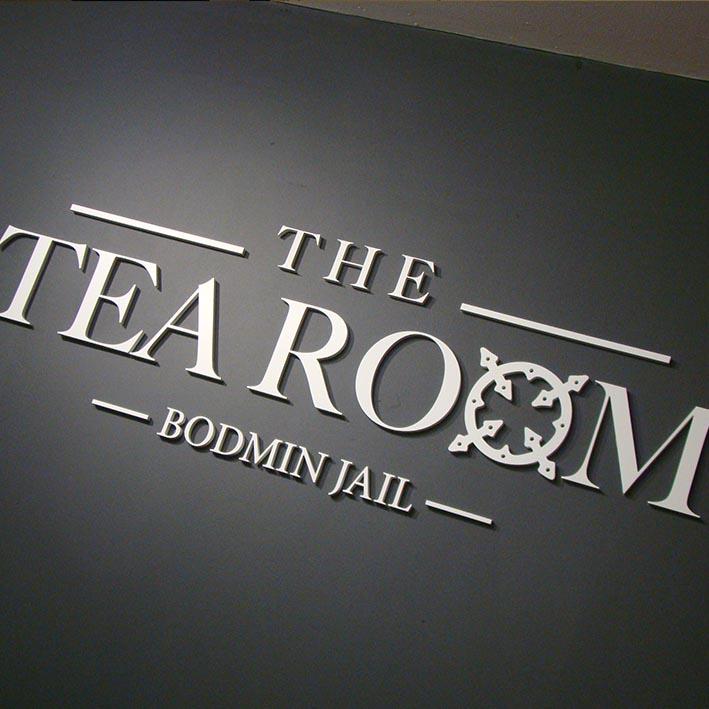 Tea room cafe sign, Bodmin Cornwall