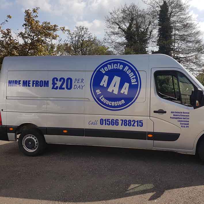 Van livery for AAA vehicle rental