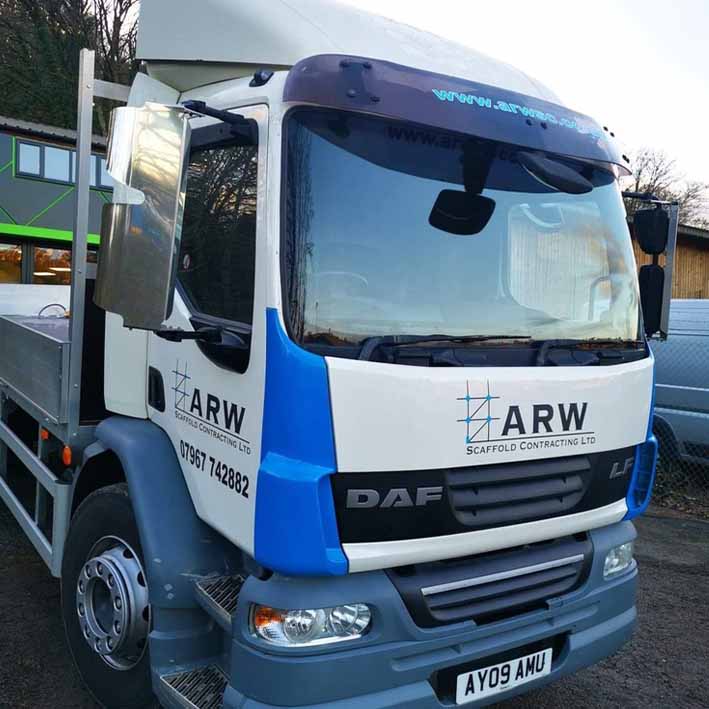ARW truck graphics and signwriting Cornwall