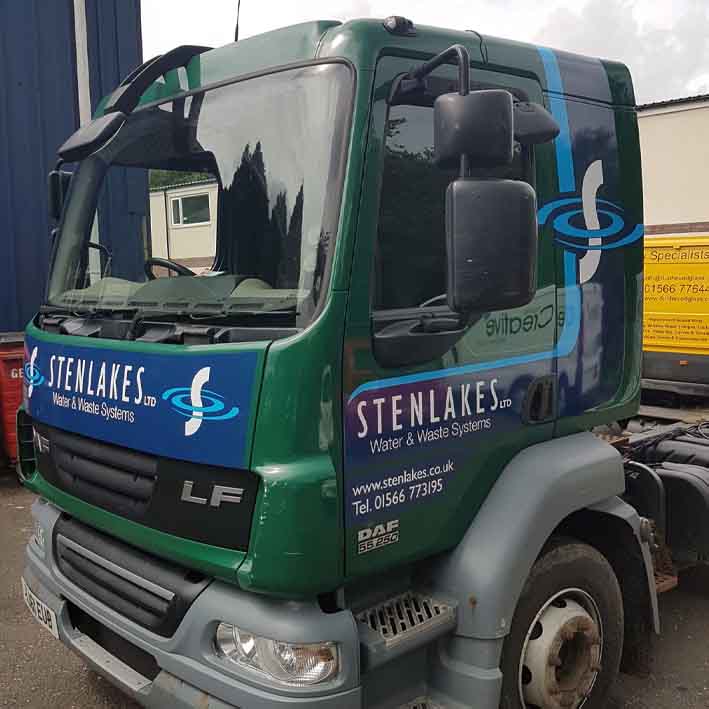 Stenlakes truck livery cornwall