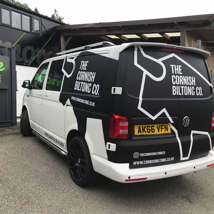 The Cornish Biltong Van Graphics Cornwall