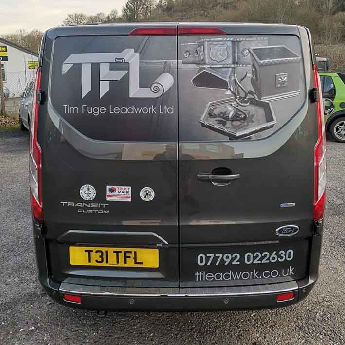 Van Graphics for Tim Fuge Leadworks Liskeard